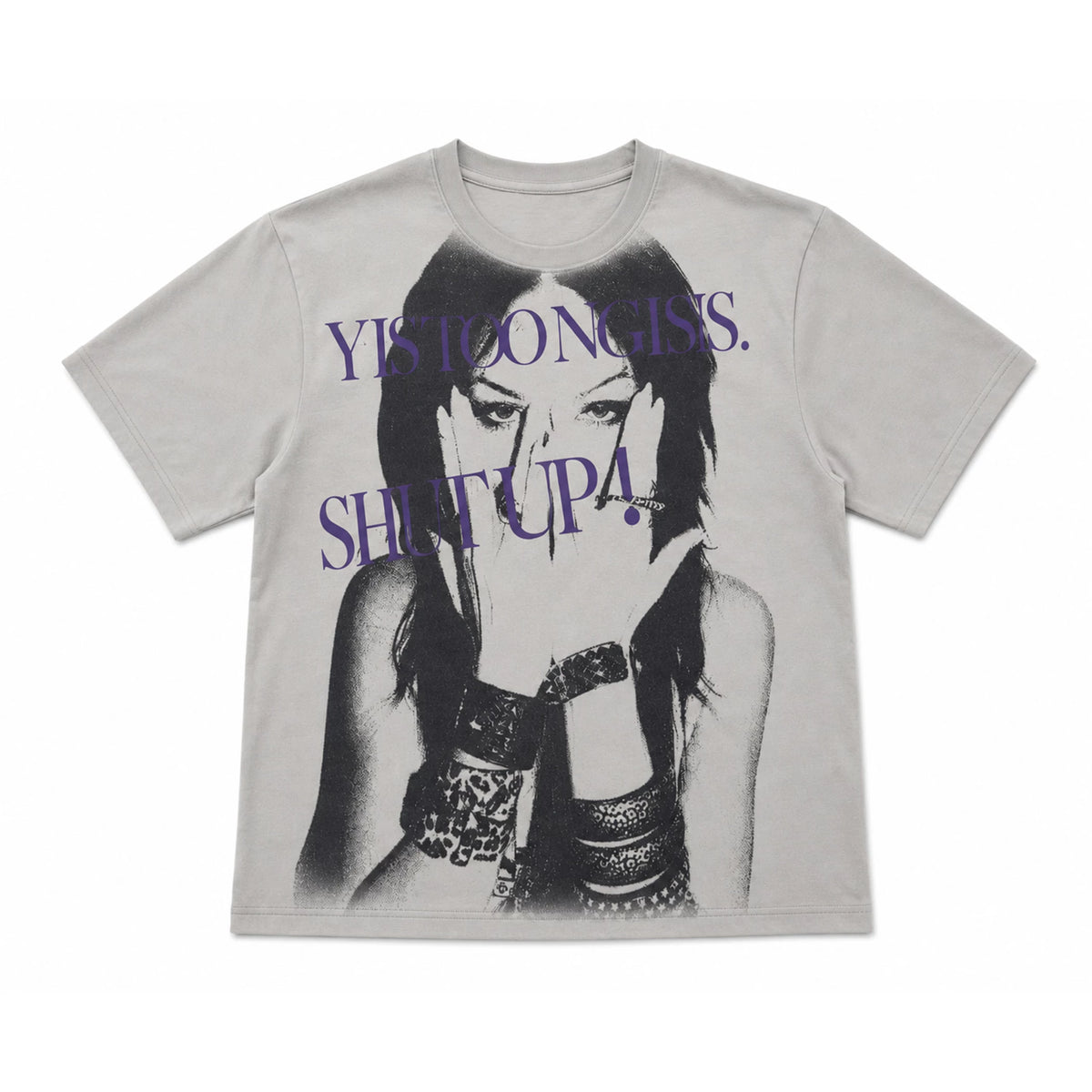 REBEL LETTERED STREETWEAR T-SHIRT