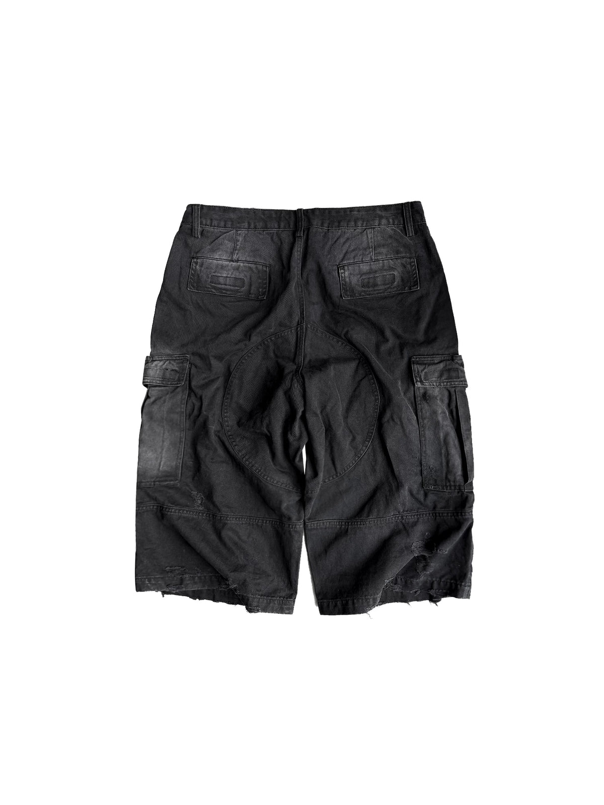 AGED WORK PANTS WITH ZIPPER
