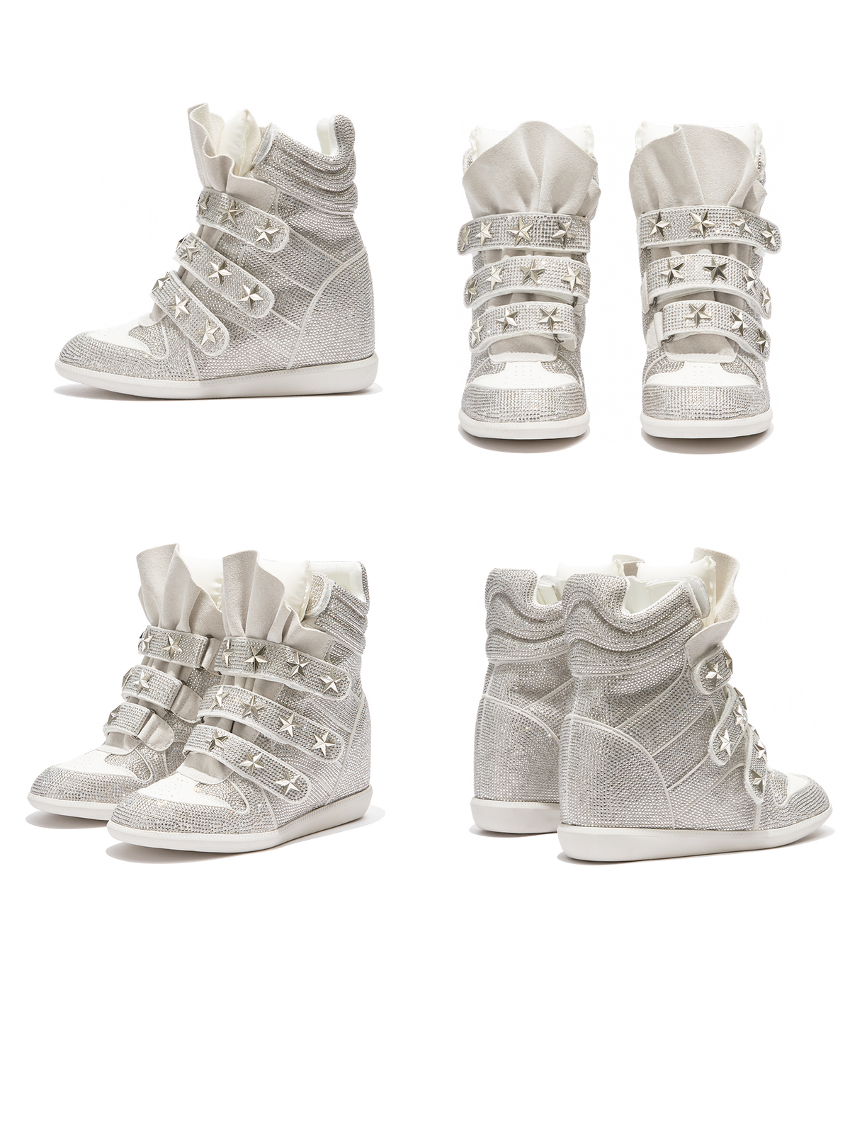 RETRO FLASH DIAMOND SNEAKERS