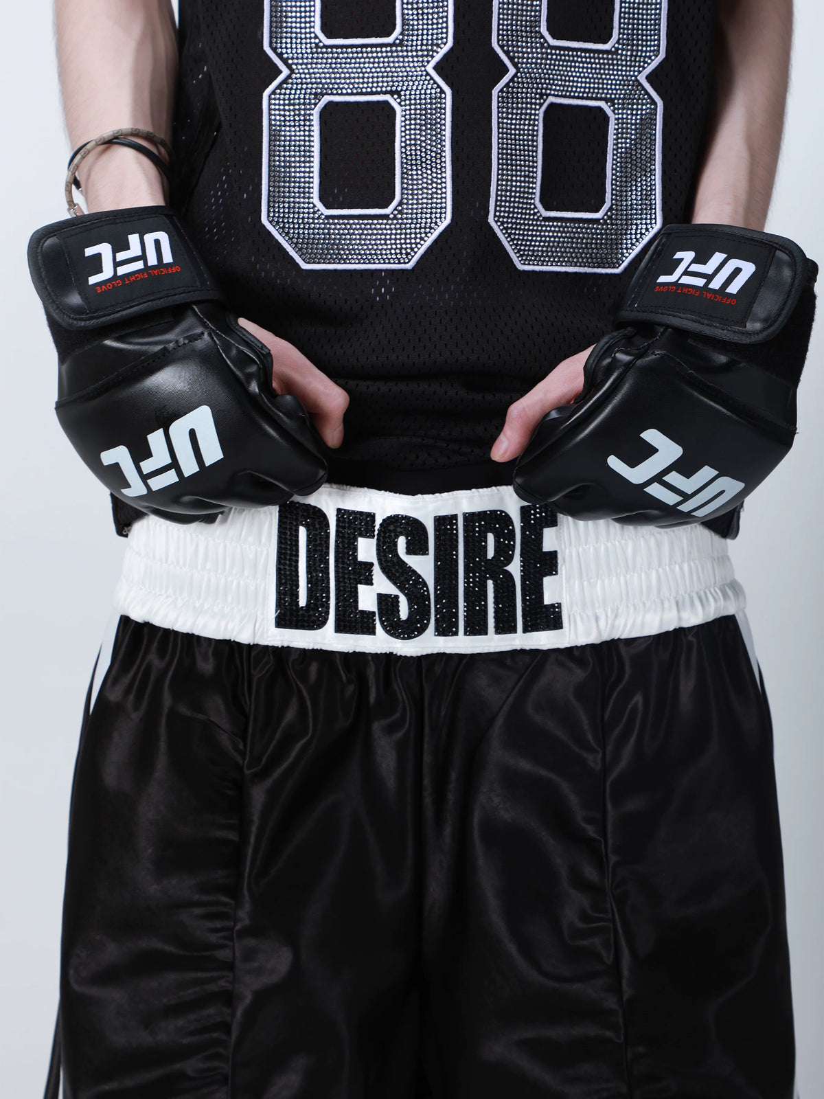 RUFFLED DRAWSTRING SPORT PANTS