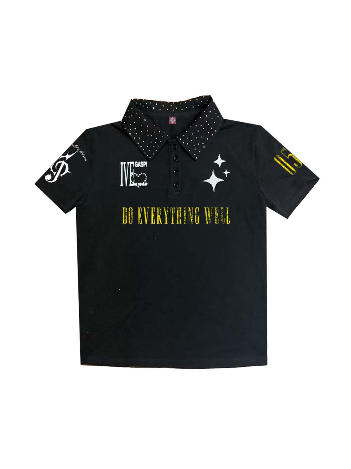 SPARKLING DIAMONDS POLO SHIRT