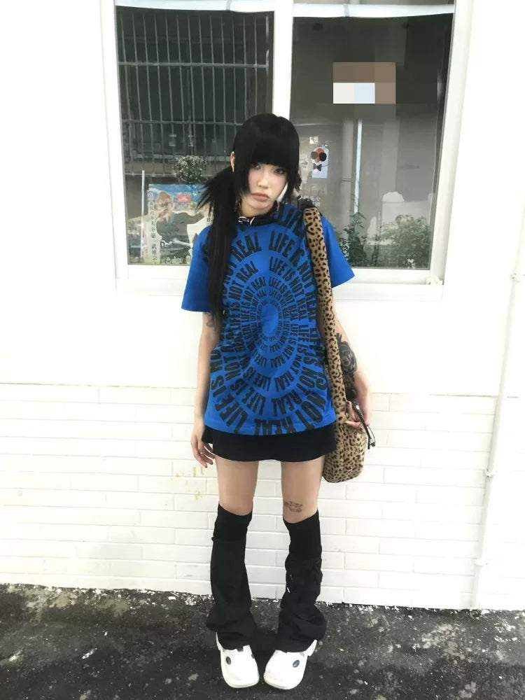 CASUAL BLUE SLIM-FIT T-SHIRT