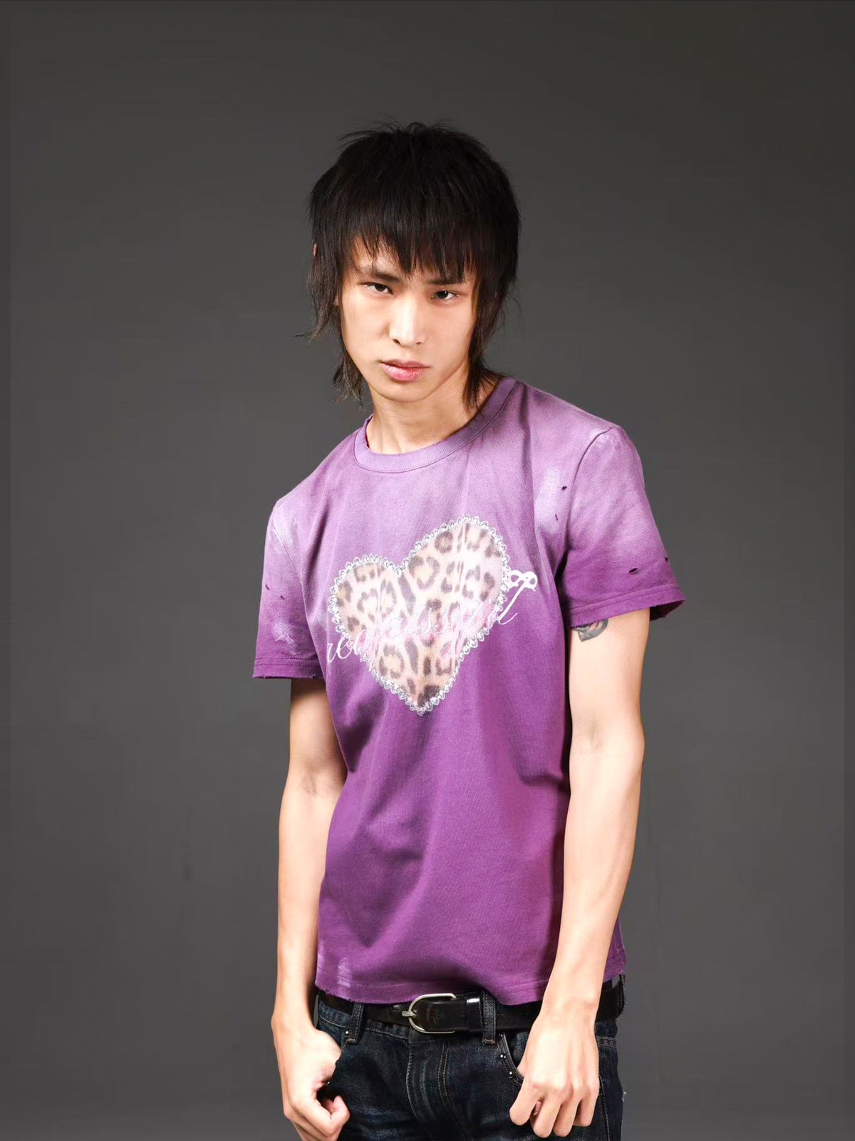 VANDALIZED PURPLE LOVE T-SHIRT