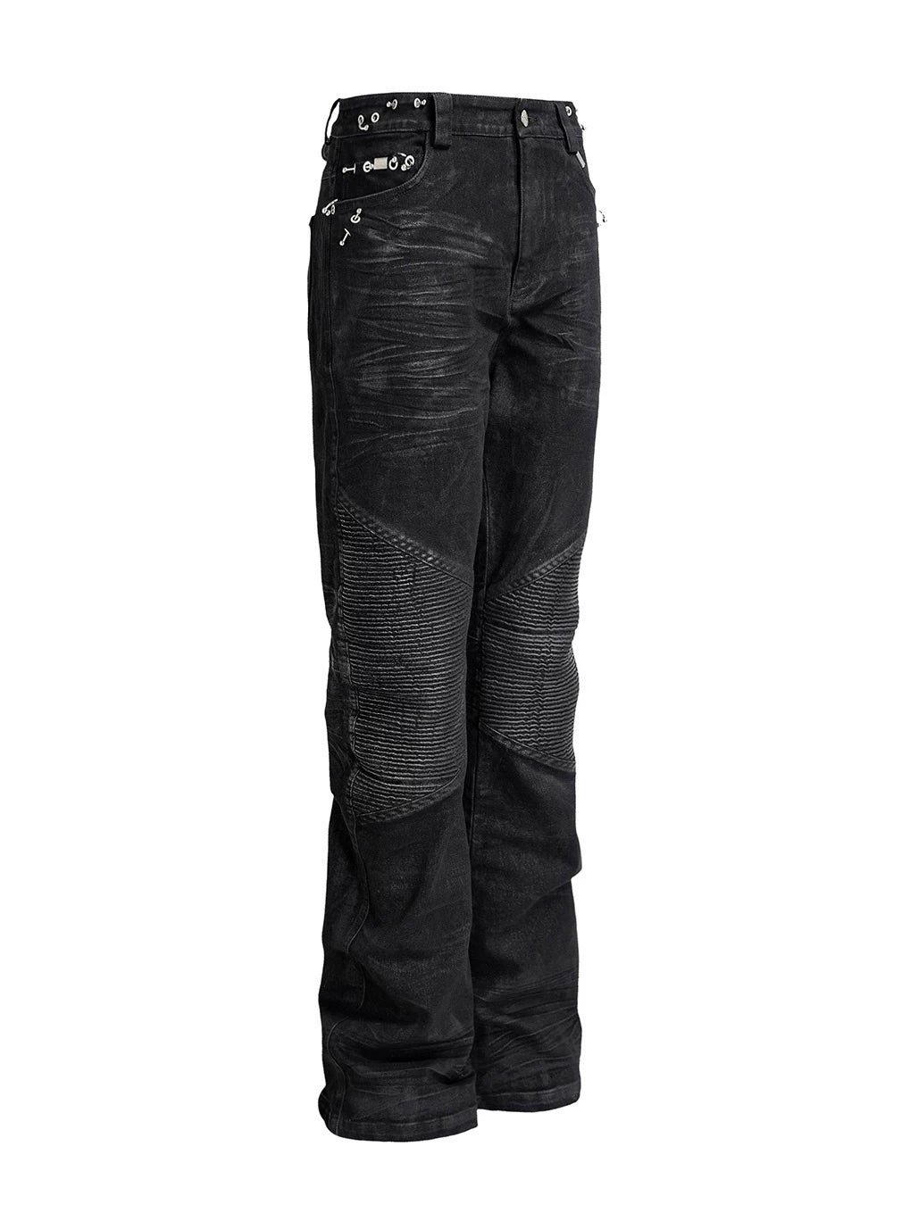 CUBIC RIPPLE WAX PANTS