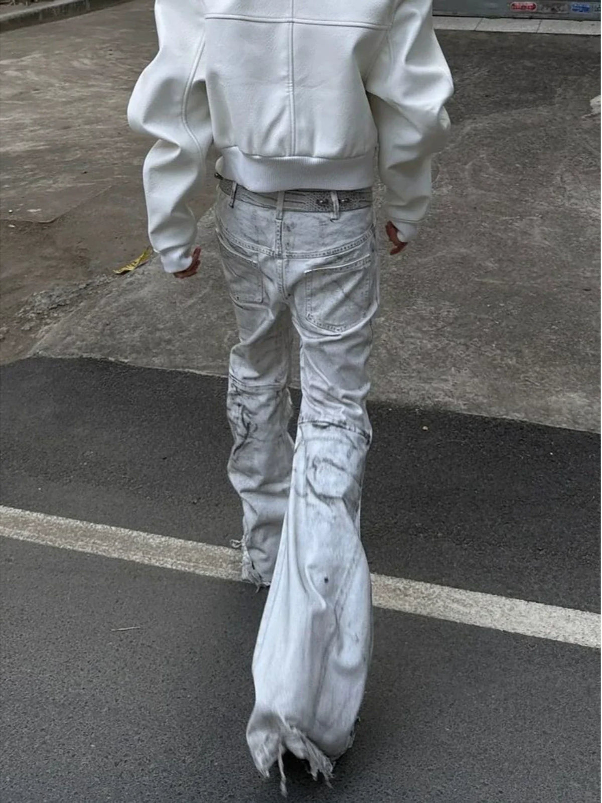 TIE-DYE LOOSE JEANS