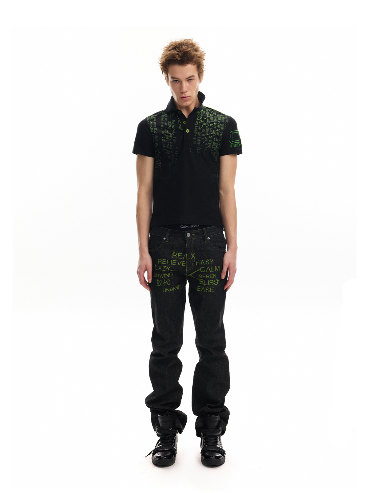 HIGH DENSITY EMBROIDERED PANTS