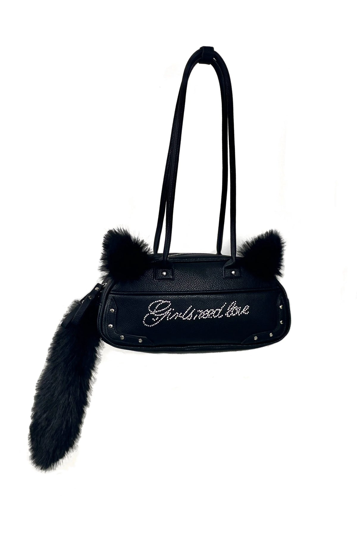 CUTE PLUSH CAT TAIL HANDBAG