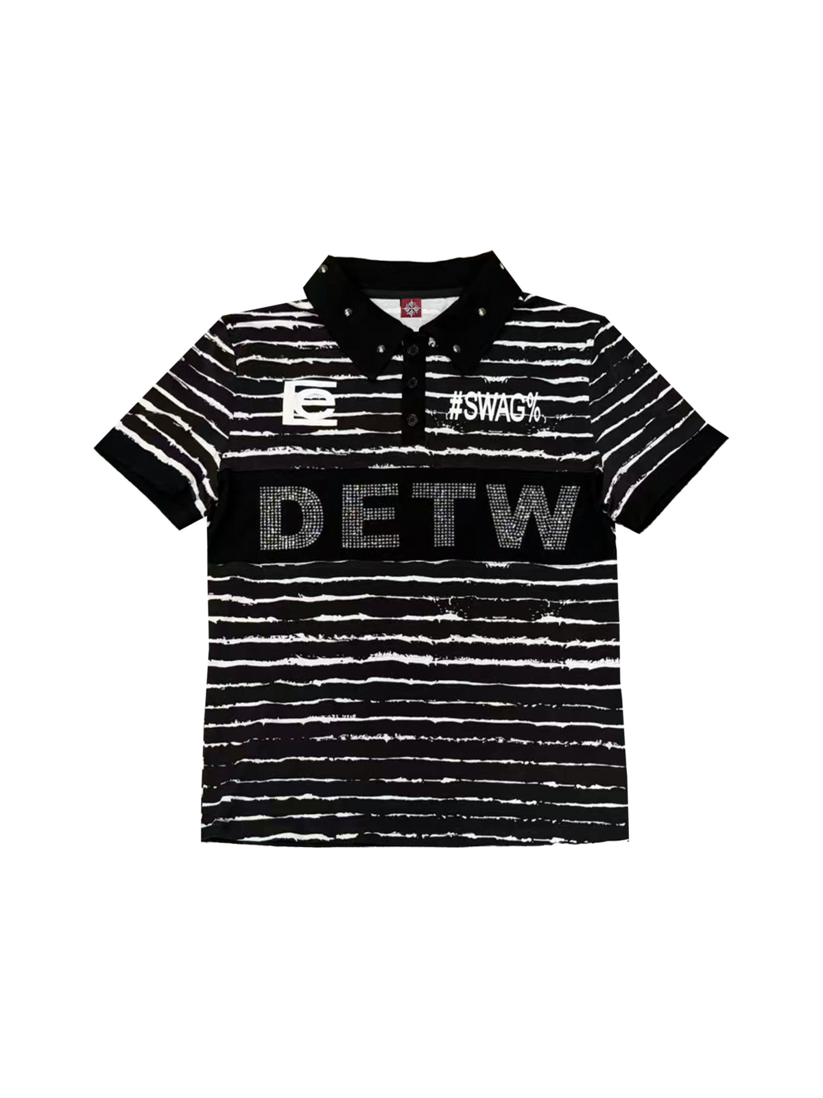 THORN STRIPE HOT DIAMOND POLO