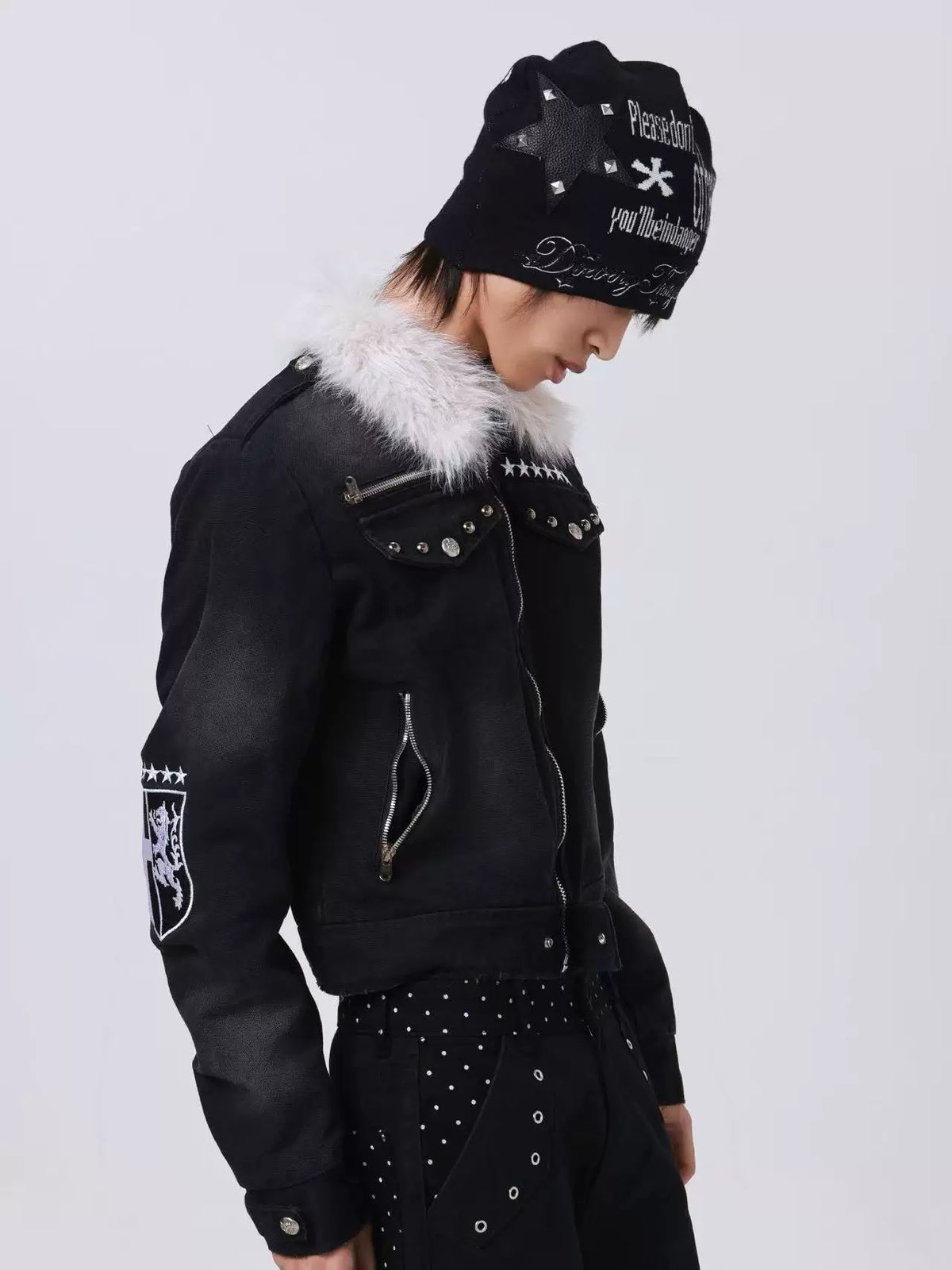 PENTAGRAM LEATHER CAP