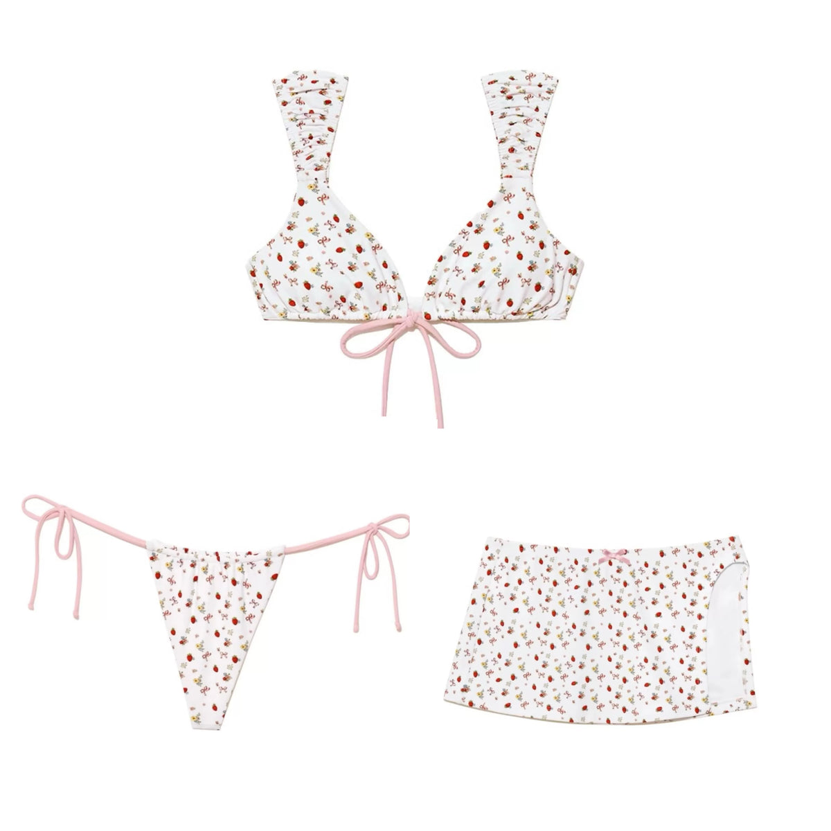 SEDUCTIVE 3-PIECE BIKINI SET