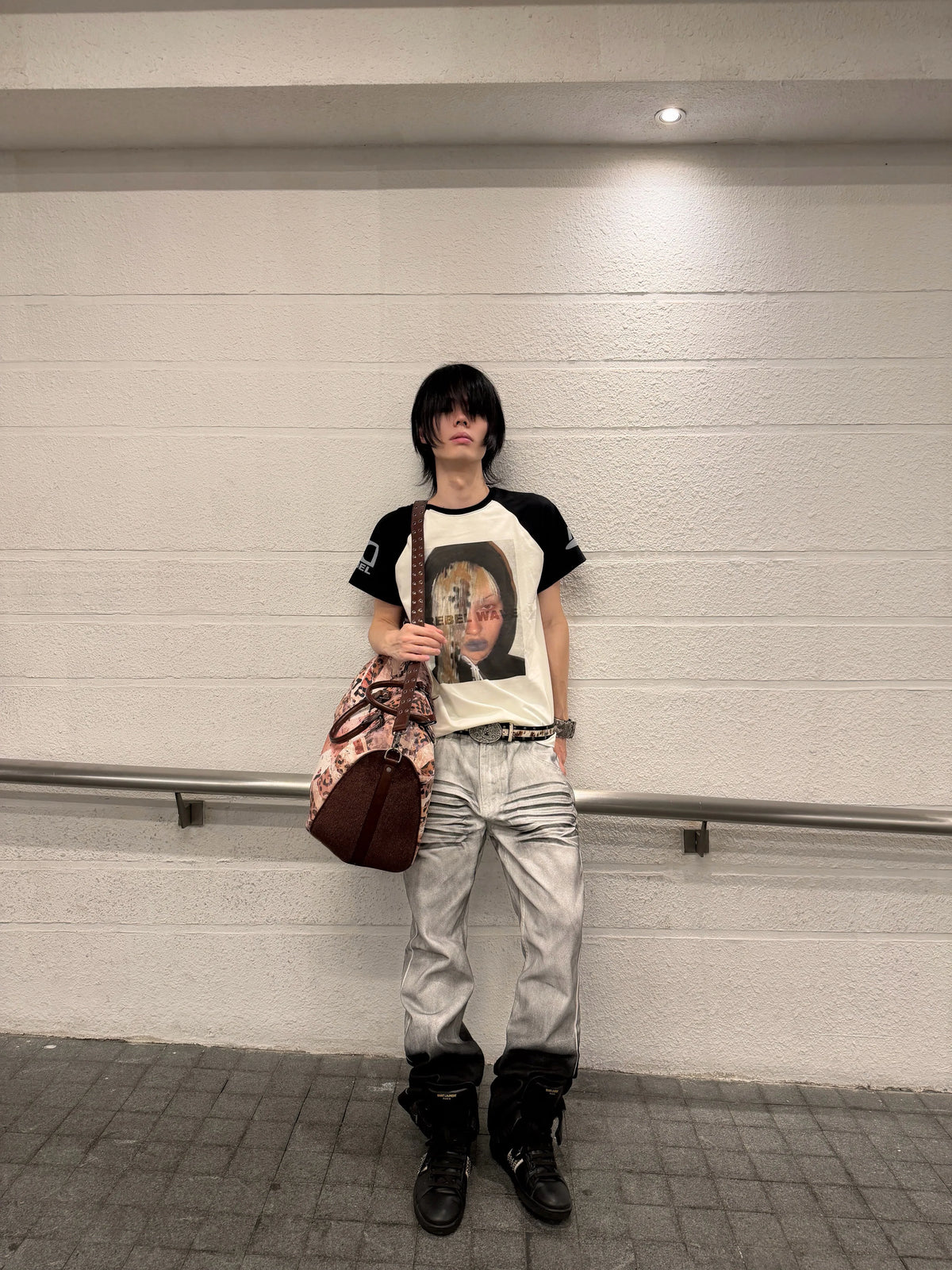WAVE PORTRAIT PRINT TEE
