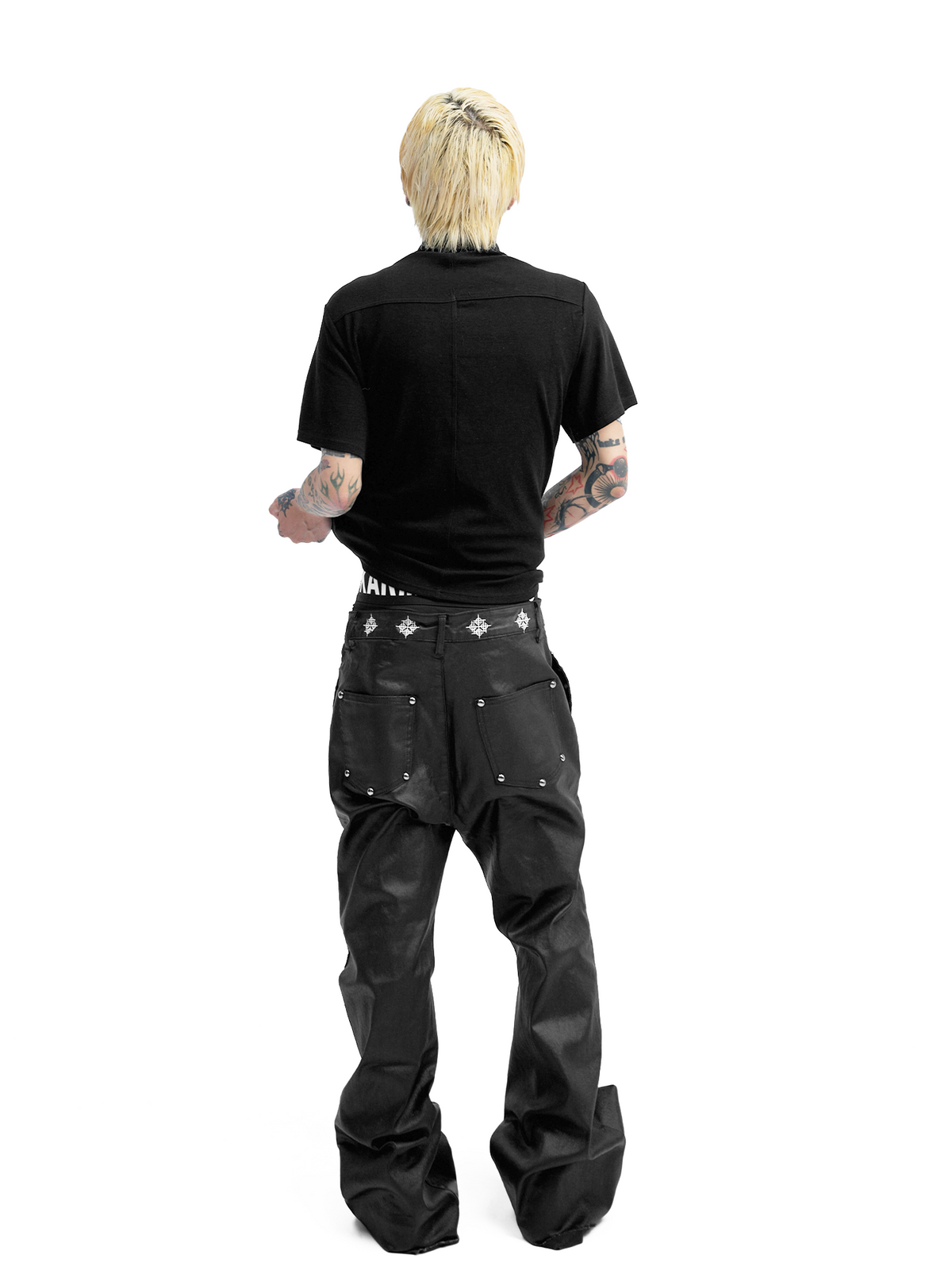 MICRO SLIM WAXED STYLING JEANS