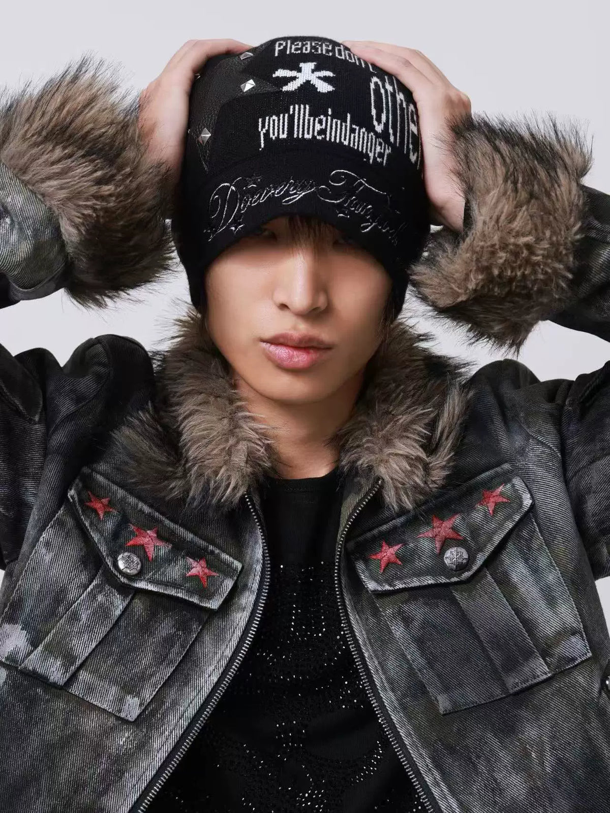PENTAGRAM LEATHER CAP