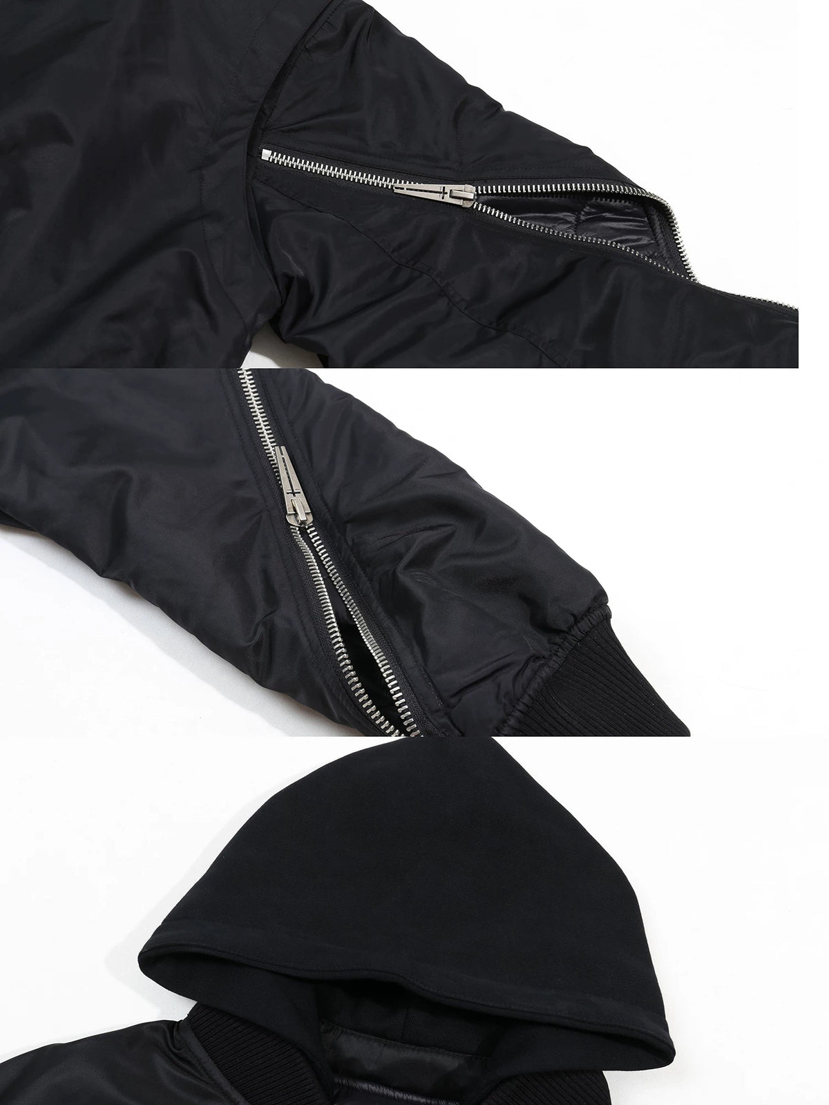 ORGANIC BONE PRINT ZIPPER JACKET