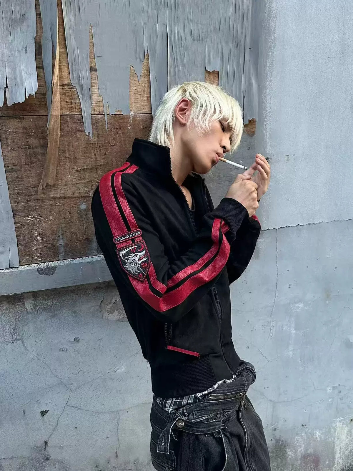 RUDE WOLF EMBROIDERED JACKET