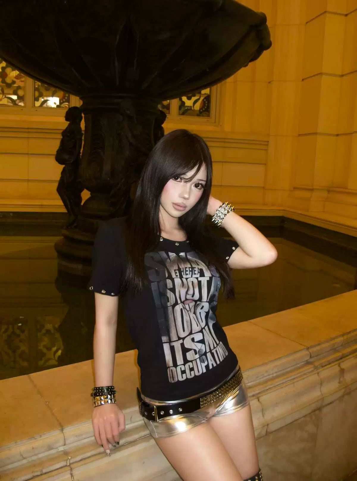 SWAG LETTER PRINT T-SHIRT