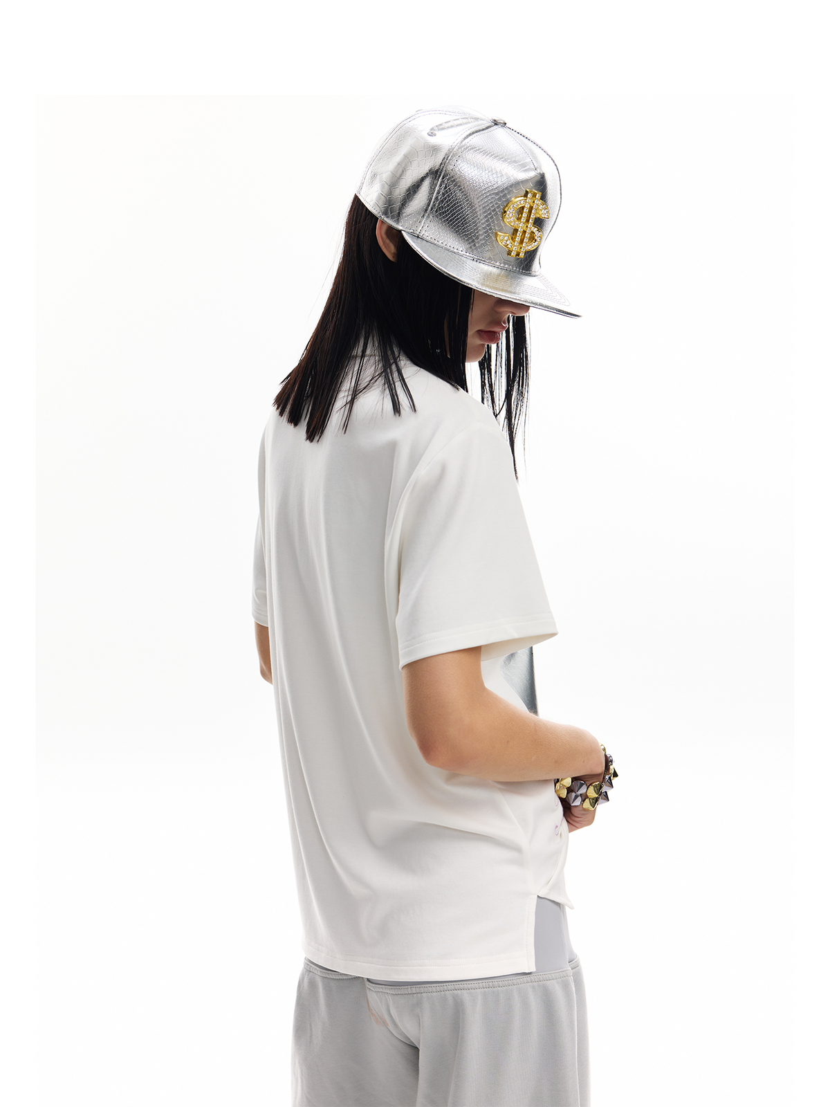 LIQUID METALLIC POLO SHIRT