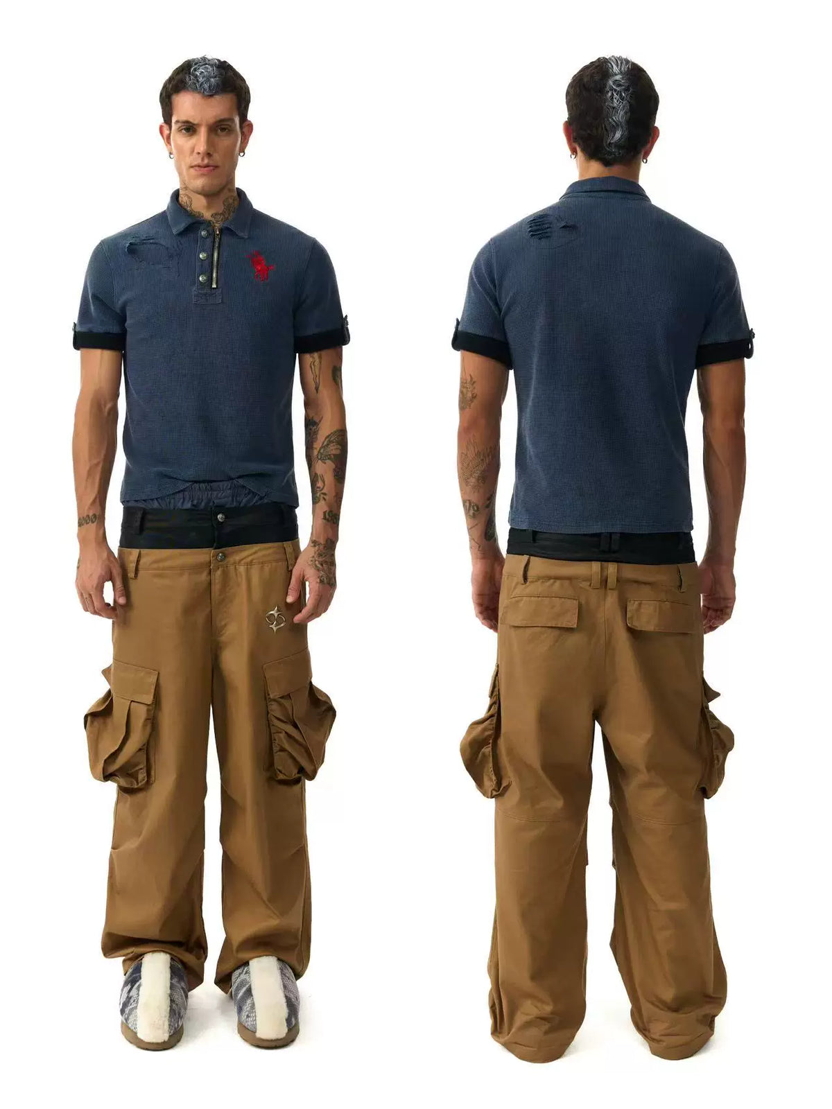 EMBROIDERED WARHORSE POLO SHIRT