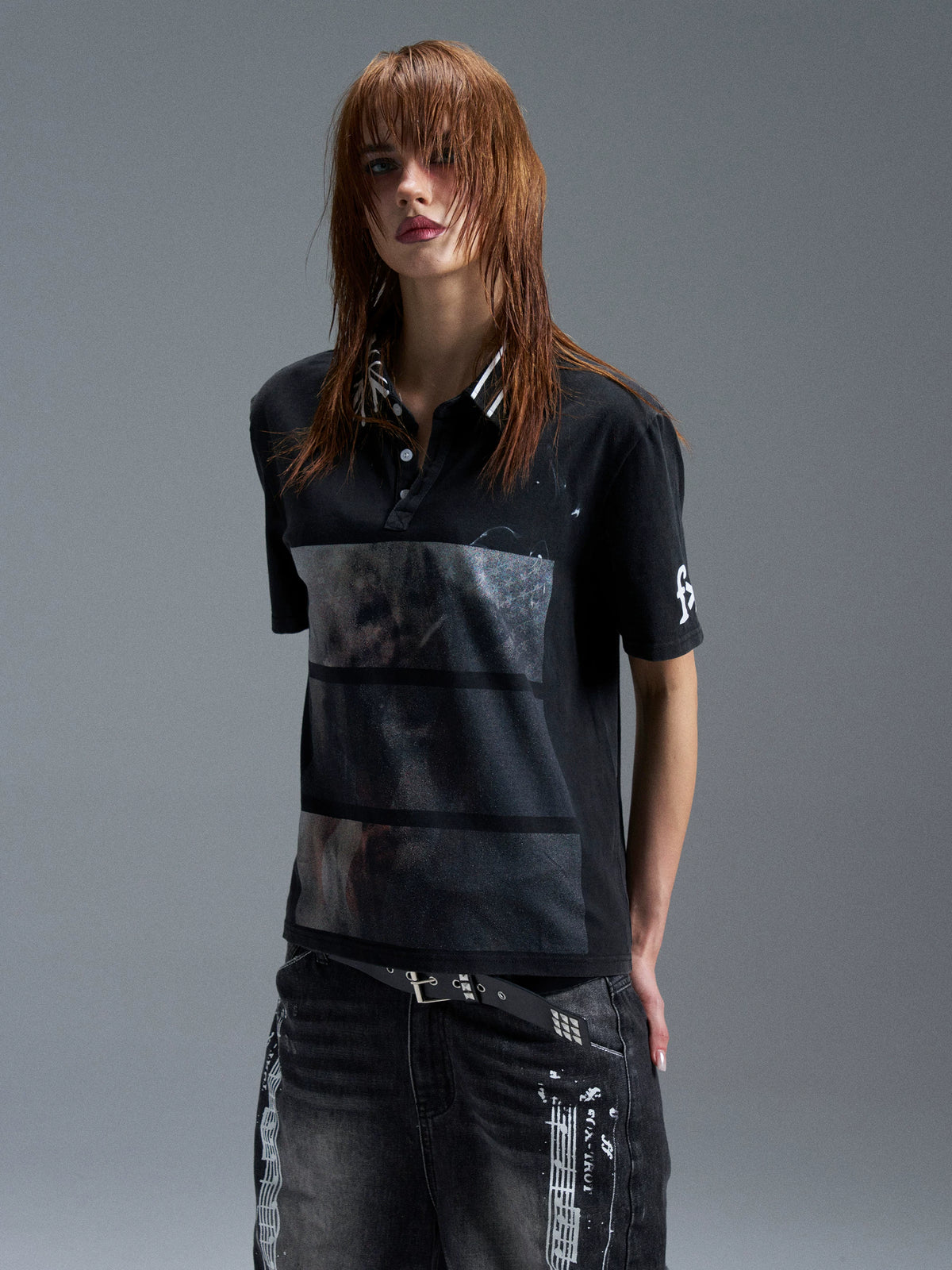DISTRESSED UNION JACK T-SHIRT