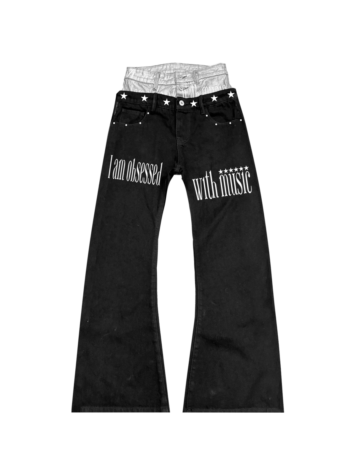 SPLICED MACHETE SKINNY JEANS