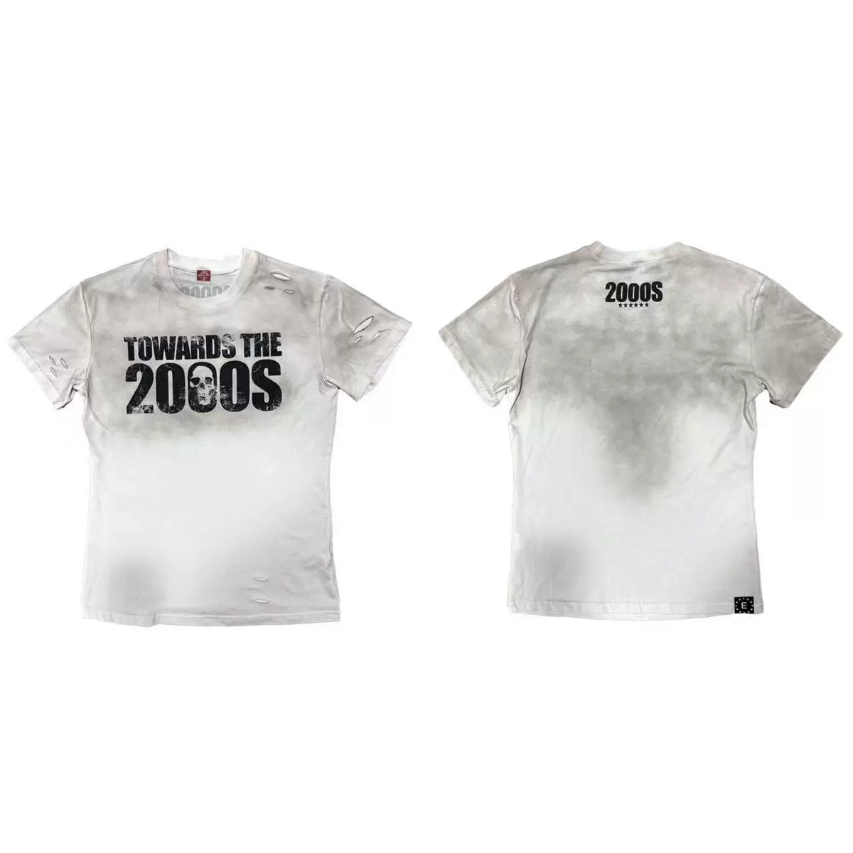 WASHED DESTRUCTION SLOGAN TEE