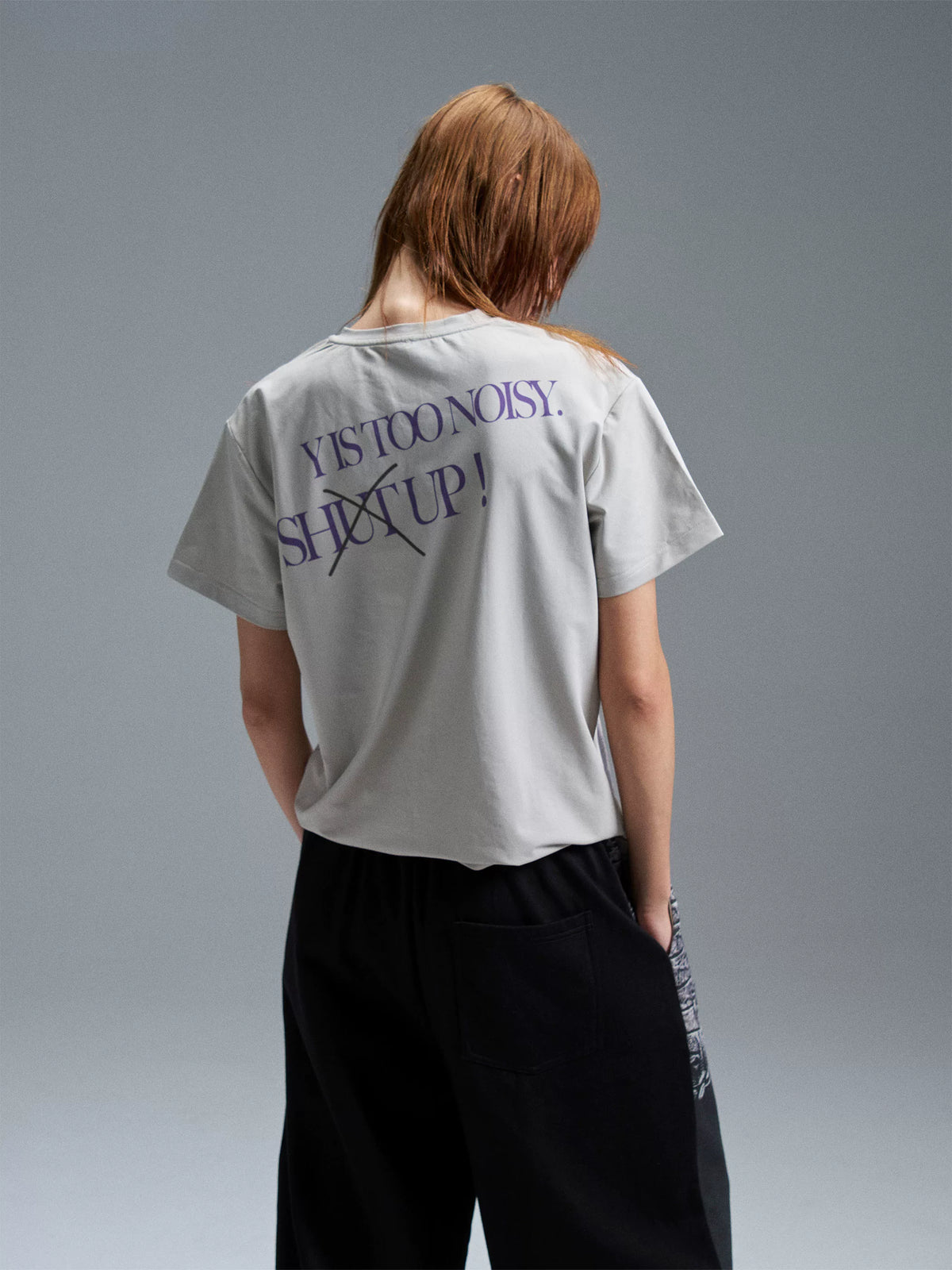 REBEL LETTERED STREETWEAR T-SHIRT