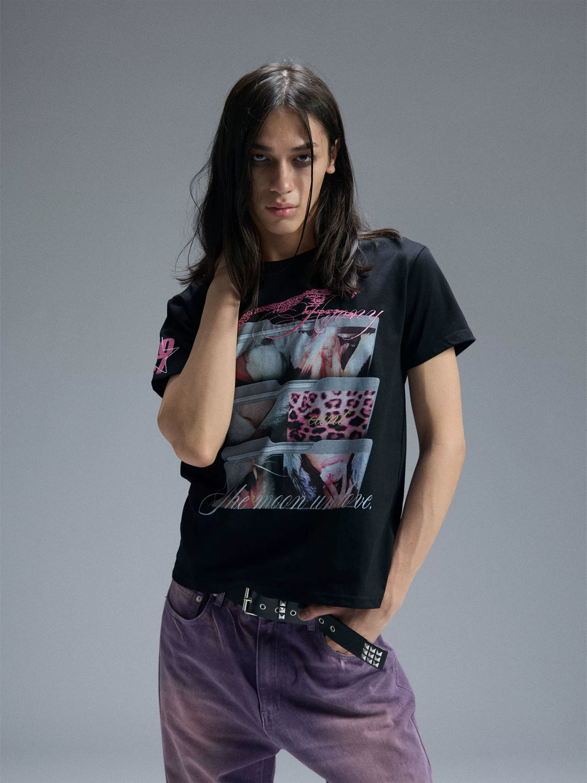 MILLENNIUM WIND EMBROIDERED T-SHIRT