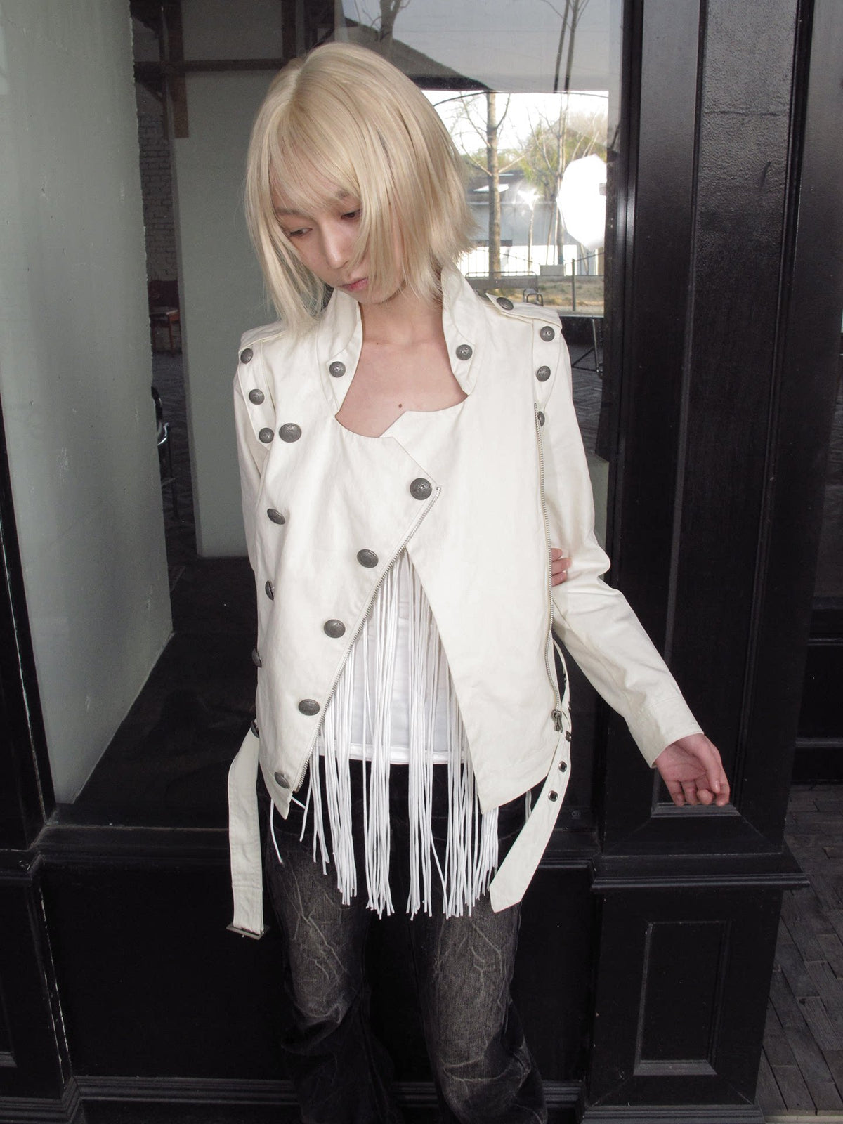 PUNK MILITARY DOUBLE-BREASTED JACKET
