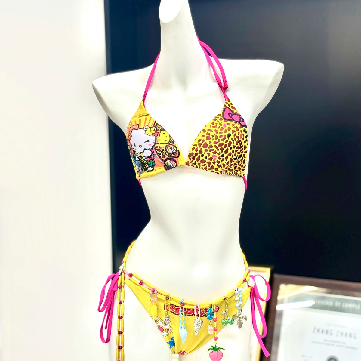 CUTE KITTY CAT BIKINI SET
