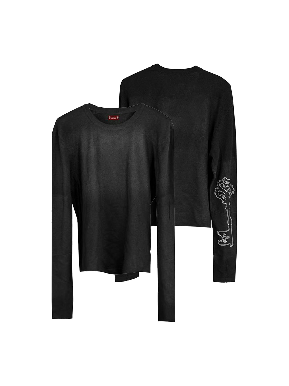 PREMIUM KEY EMBROIDERY KNIT SWEATER