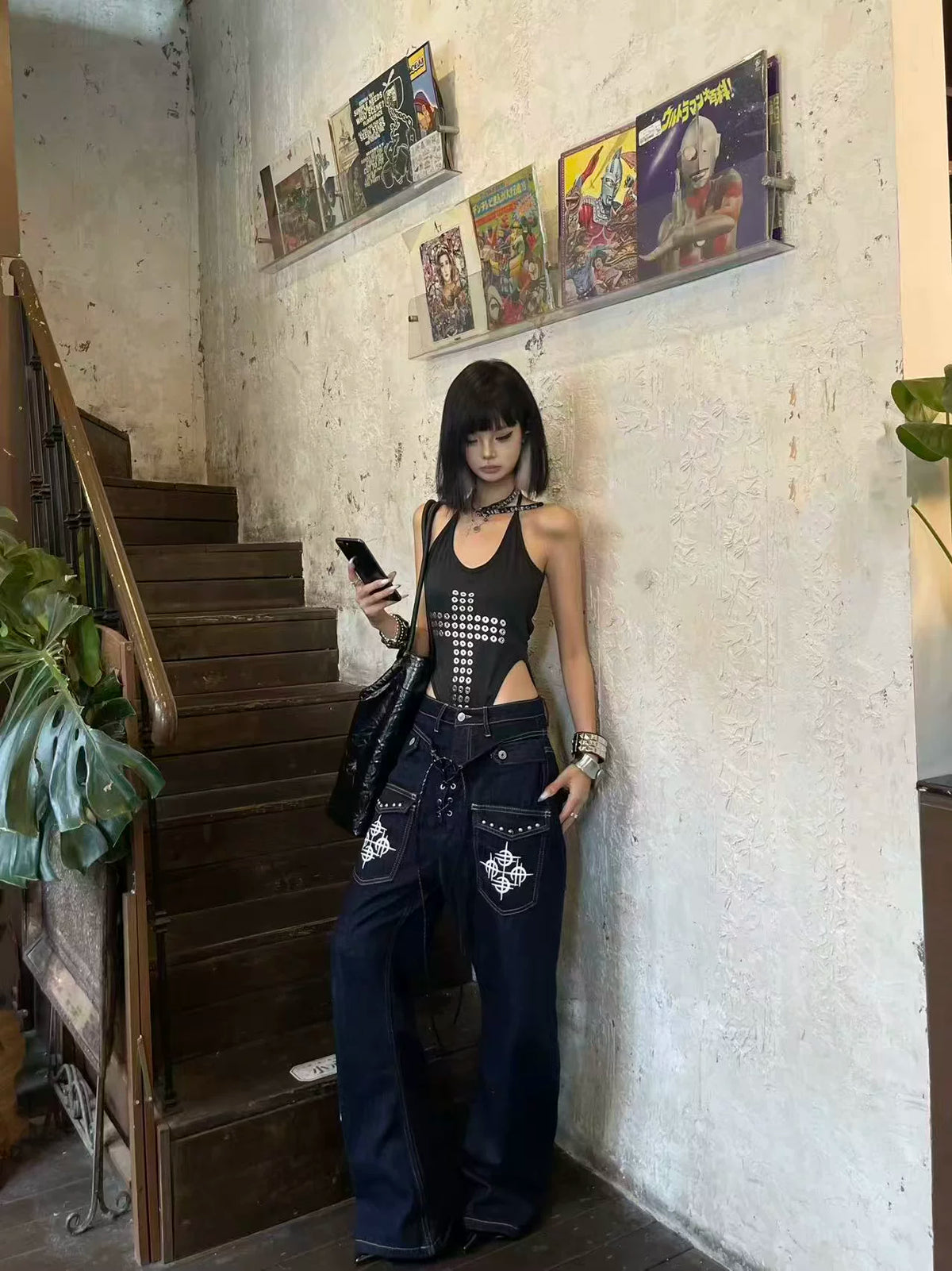 PREMIUM DOUBLE WAIST JEANS