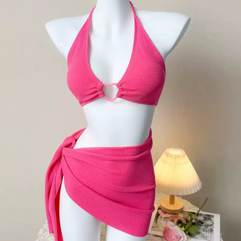 LEMON YELLOW MODEST SWIMWEAR SET