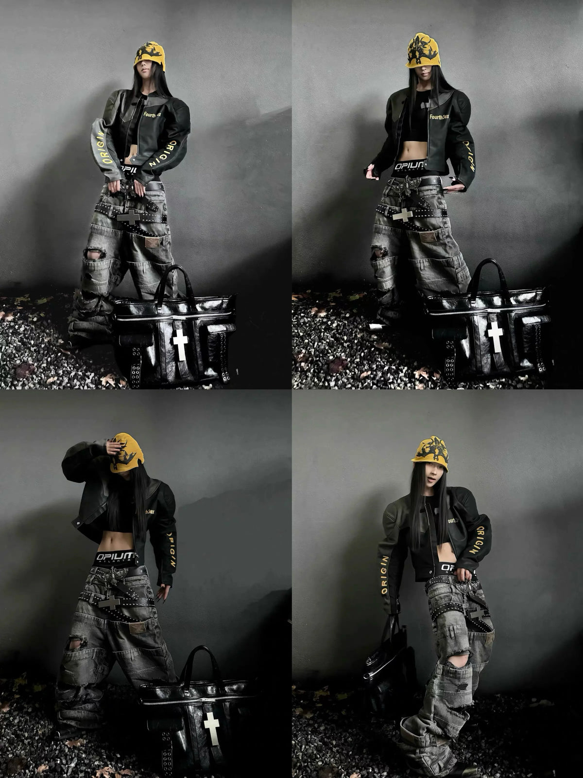 BURST PATTERN STUDDED BELT