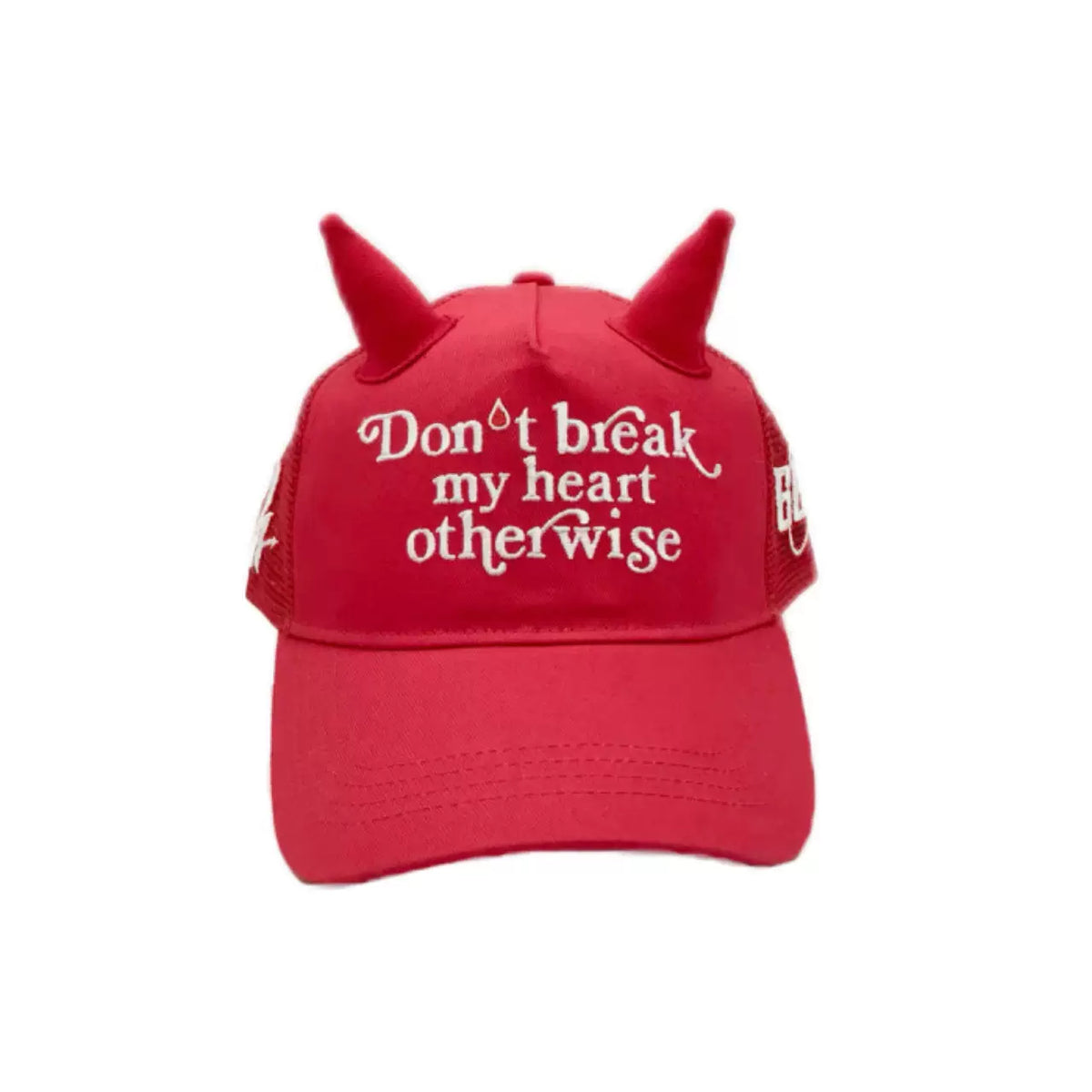 DEVIL TRUCKER HAT WITH EMBROIDERY