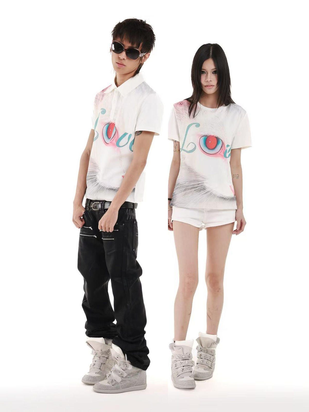 SPIRIT CAT ALL-OVER PRINT POLO
