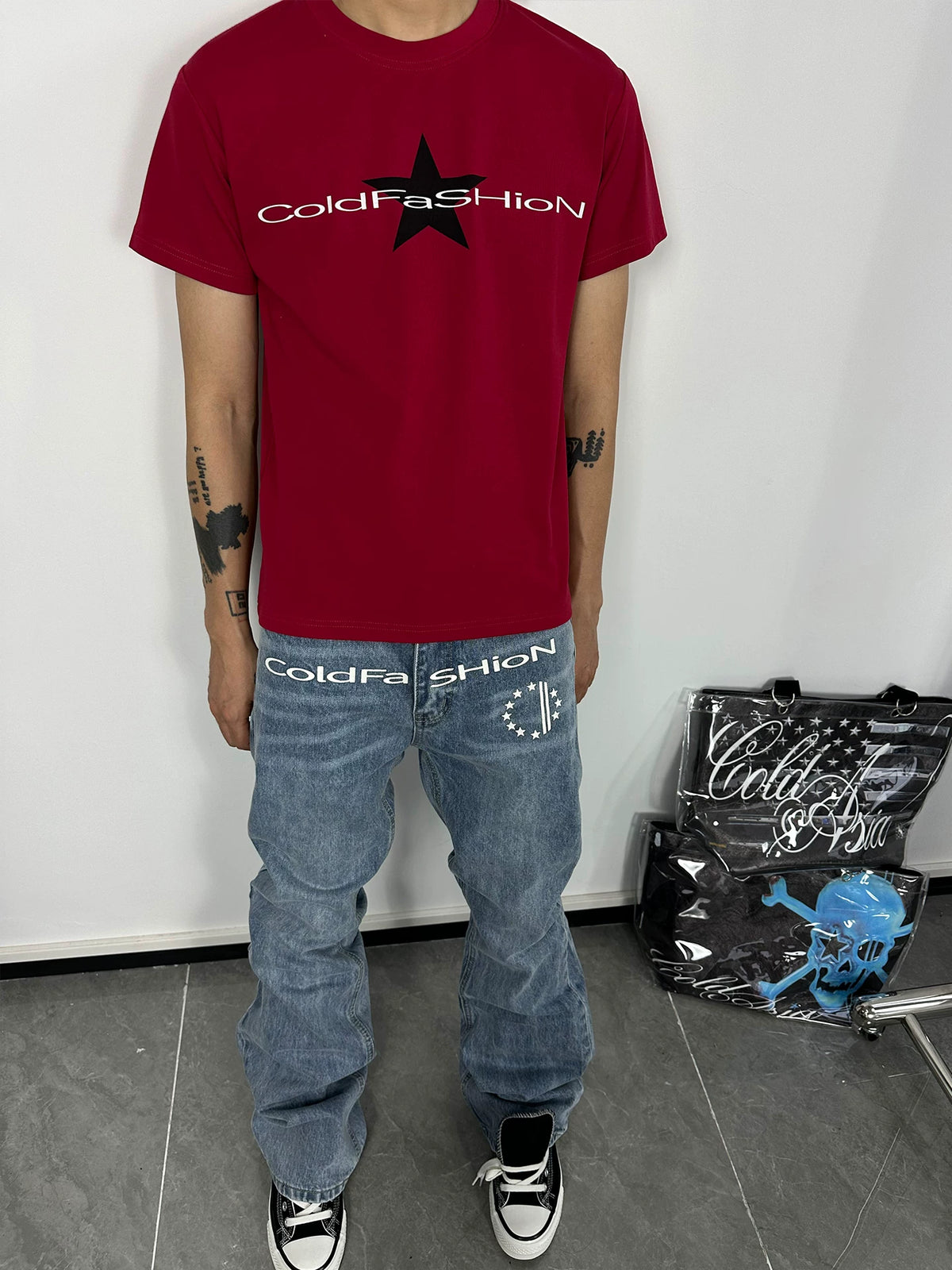 STAR PRINT NICHE T-SHIRT