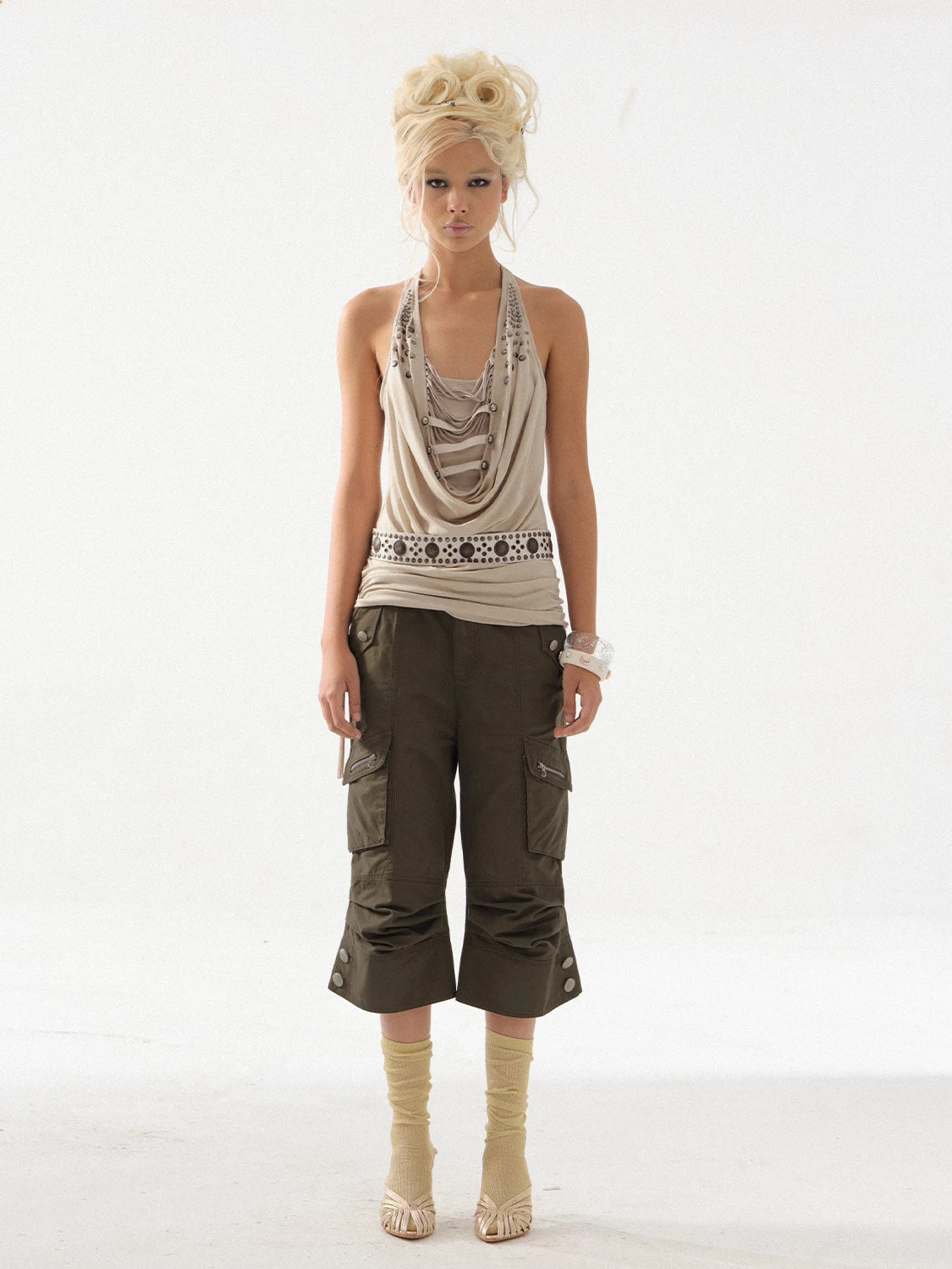 DECONSTRUCTED TASSEL CAMISOLE TOP