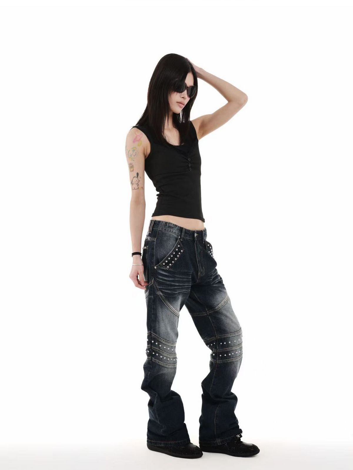 DECONSTRUCTED SKINNY JEANS