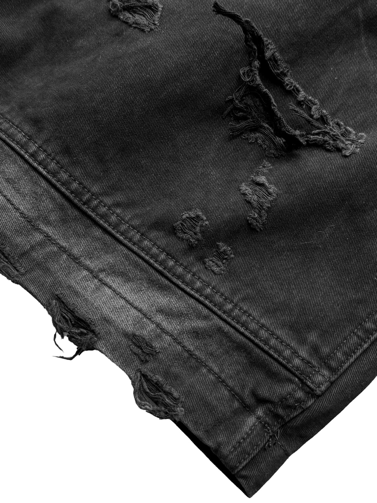AGED WORK PANTS WITH ZIPPER