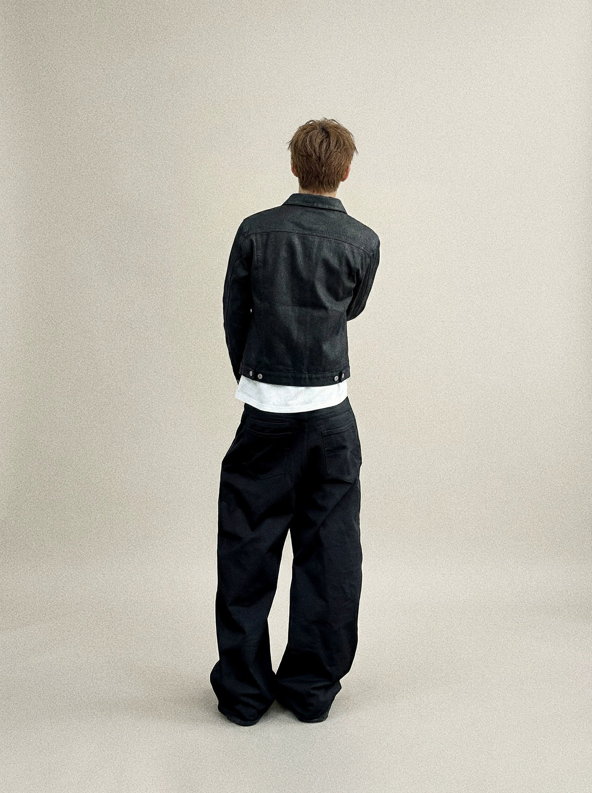 VINYL COATED DENIM JACKET