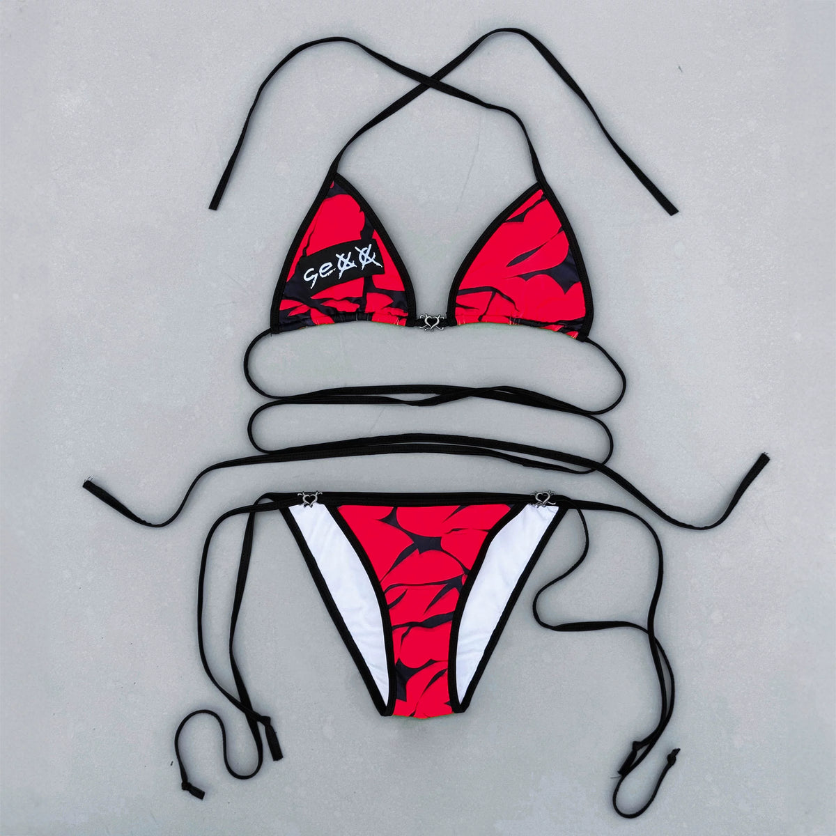 SPAGHETTI STRAP BIKINI SET