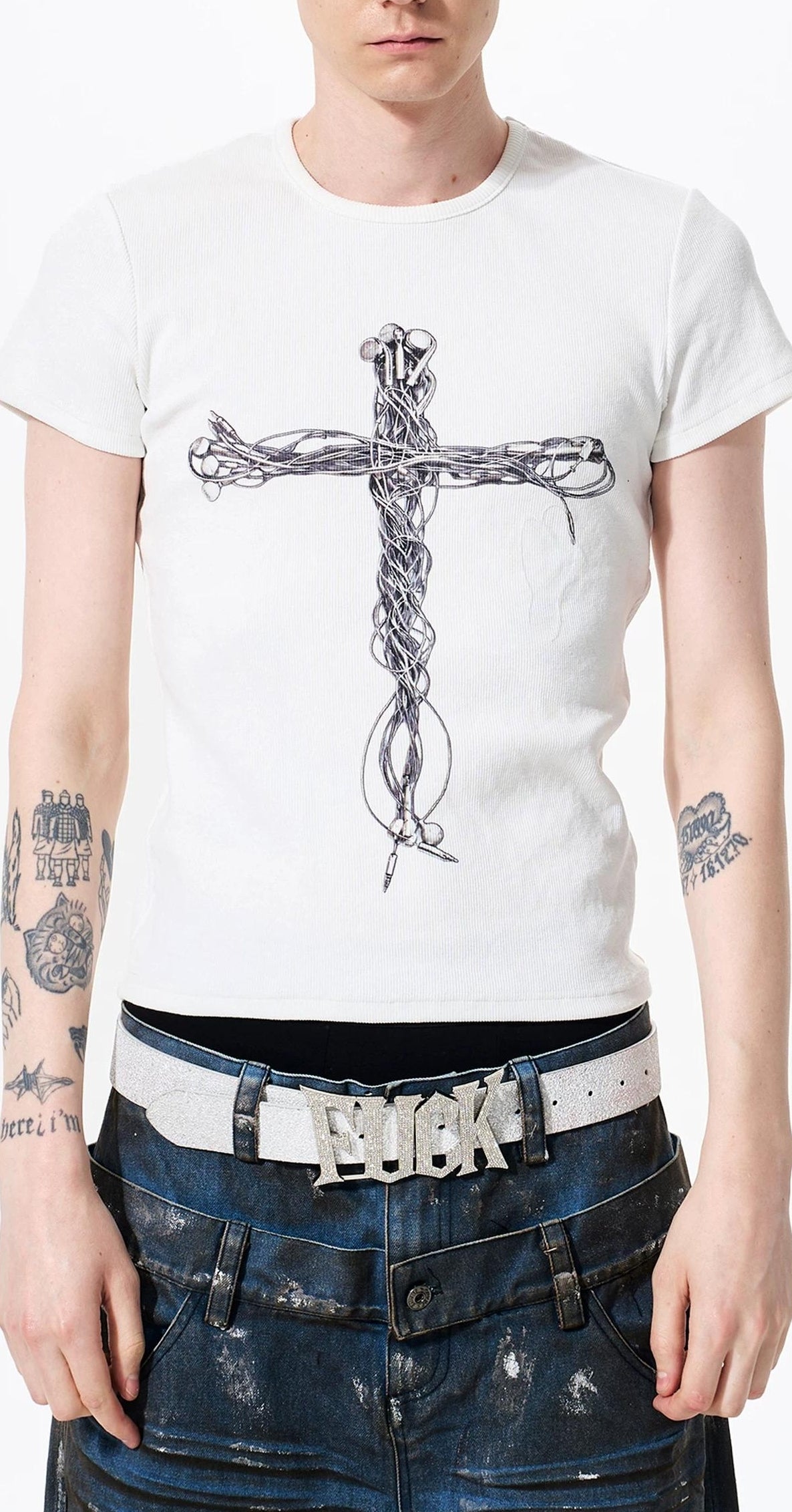 スリムフィットクロススプリントTシャツ