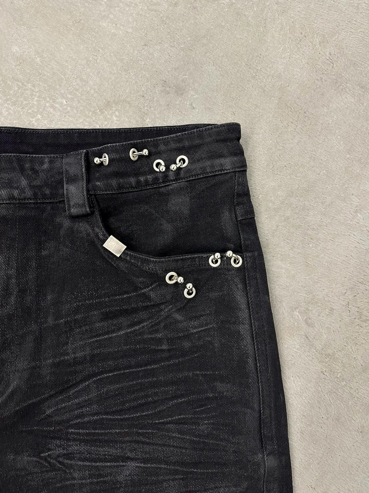 CUBIC RIPPLE WAX PANTS