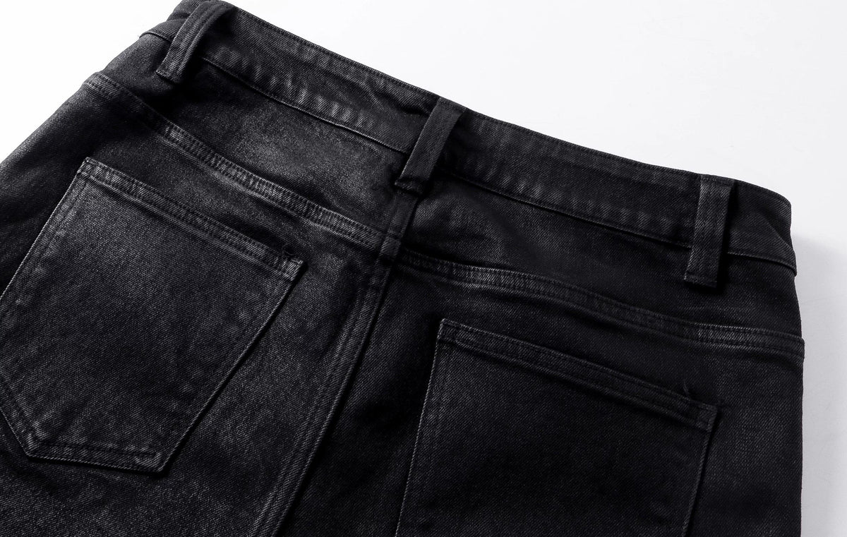 MULTI-ZIPPER SLIM FIT PANTS