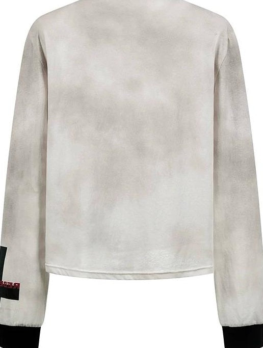 PRINTED SLEEVE LENGTH TEE