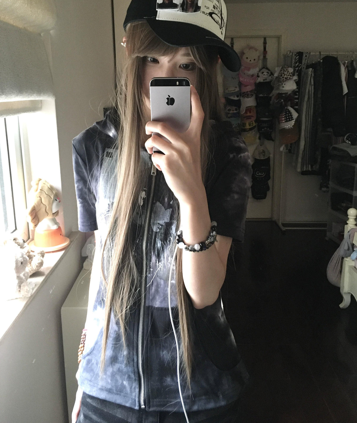 ハンドメイド タイダイ スリムフィット Tシャツ