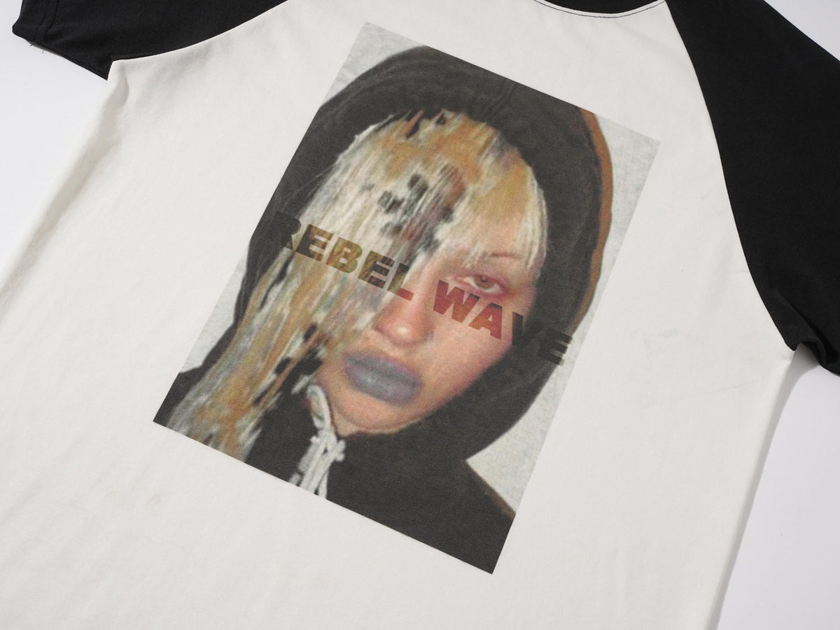 WAVE PORTRAIT PRINT TEE