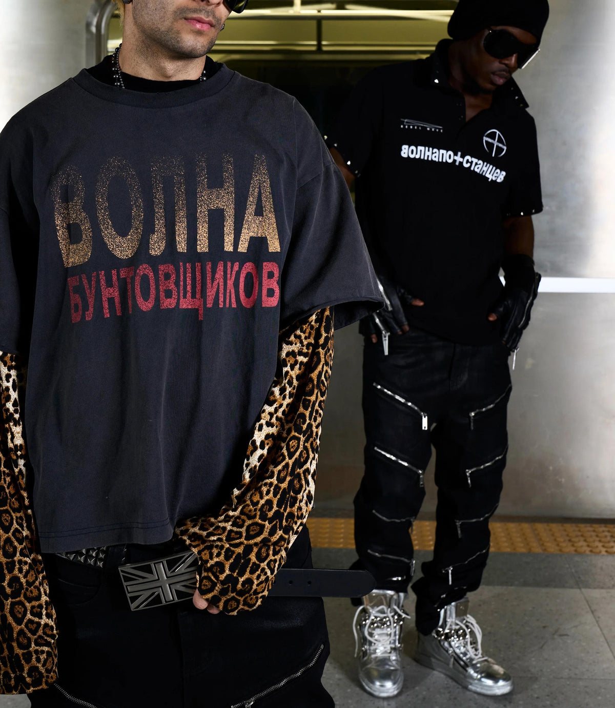 LEOPARD PRINT LONG SLEEVE TEE
