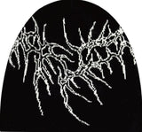 ORGANIC BONE PRINT KNIT HAT