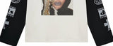 WAVE PORTRAIT PRINT LONG SLEEVE TEE